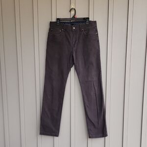 Prana Men's Charcoal Slim Fit Jeans 34×34